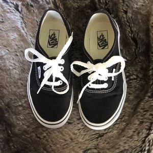 Girls vans authentic sneaker size 1.5